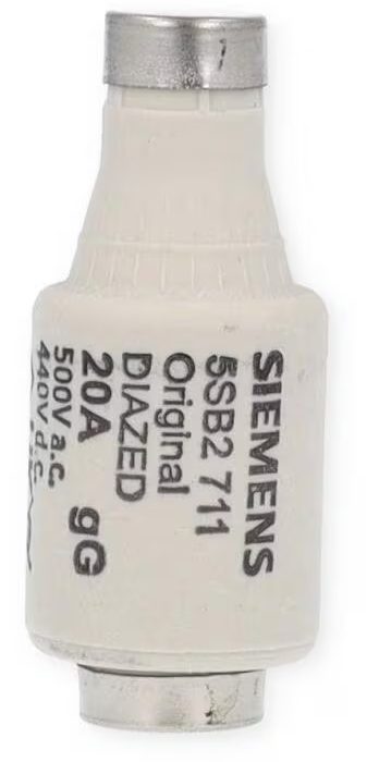 Siemens DIAZED Fuse Link D11 gG 20A 500VAC / 440VDC (5SB2711)